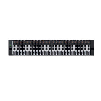 24Bay 2.4TB SAS 12Gbps নেটওয়ার্ক স্টোরেজ সার্ভার 10k 8GB RJ45 বেস টি ISCSI 10Gbps