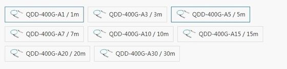 মেলানোক্স সামঞ্জস্যপূর্ণ QDD-400G-A10 গতির ডেটা ট্রান্সমিশনের জন্য সক্রিয় অপটিক্যাল ক্যাবল