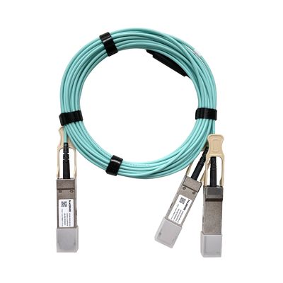 EDR 100Gb/S QSFP28 15m AOC IB সক্রিয় অপটিক্যাল ক্যাবল Mellanox সামঞ্জস্যপূর্ণ
