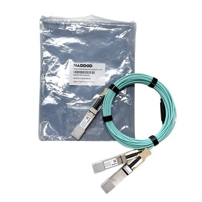 15m 200Gb/S 400Gb/S QSFP-DD IB HDR অ্যাক্টিভ অপটিক্যাল ক্যাবল AOC ক্যাবল For Mellanox
