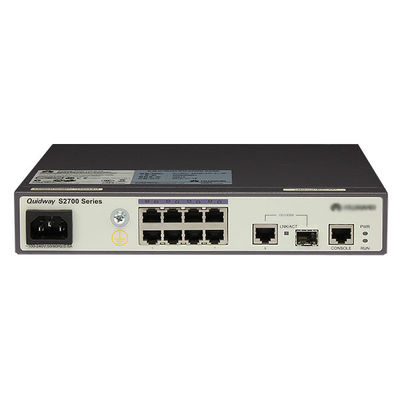 S2700-9TP-SI-AC 8 পোর্ট ইথারনেট 10/100 নেটওয়ার্ক সুইচ 32 গিগাবাইট / সেকেন্ড সুইচিং ক্ষমতা সহ