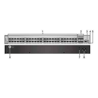 176Gbps/432Gbps POE নেটওয়ার্ক সুইচ S5735-L48P4X-A1 আইপি রাউটিং সহ